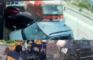 ನಿಂತಿದ್ದ ಬೈಕ್, ಕಾರುಗಳಿಗೆ ಕ್ಯಾಂಟರ್ ಡಿಕ್ಕಿ: ಇಬ್ಬರ ಸಾವು