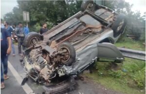 ಭೀಕರ ಅಪಘಾತ: ಒಂದೇ ಕುಟುಂಬದ ಮೂವರ ಸಾವು