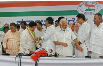 ಕಾಂಗ್ರೆಸ್ ಸೇರ್ಪಡೆಗೊಂಡ ಮಾಜಿ ಶಾಸಕ ಎಚ್.ಆರ್. ಗವಿಯಪ್ಪ