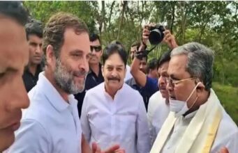 ಭಾರತ್ ಜೋಡೋ ಯಾತ್ರೆ ರಾಜ್ಯಕ್ಕೆ ಪ್ರವೇಶ: ಕಾಂಗ್ರೆಸ್ ನಾಯಕರಿಂದ ಸ್ವಾಗತ