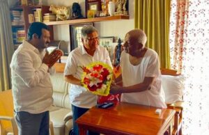 ಮಾಜಿ ಪ್ರಧಾನಿ ಹೆಚ್.ಡಿ.ದೇವೇಗೌಡರನ್ನು ಭೇಟಿ ಮಾಡಿದ ಜಗದೀಶ್ ಶೆಟ್ಟರ್