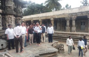 ಸೋಮನಾಥಪುರಕ್ಕೆ ಯುನೆಸ್ಕೋ ತಜ್ಞರ ತಂಡ ಭೇಟಿ: ಪರಿಶೀಲನೆ