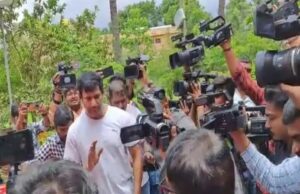 ಮೈಸೂರಿನ ಶಕ್ತಿಧಾಮಕ್ಕೆ ತಮಿಳು ನಟ ವಿಶಾಲ್ ಭೇಟಿ