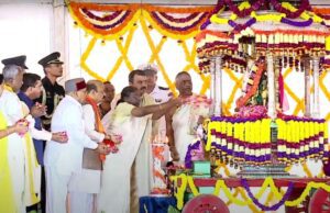 ನಾಡಹಬ್ಬ ದಸರಾಗೆ ಚಾಲನೆ ನೀಡಿದ ರಾಷ್ಟ್ರಪತಿ ದ್ರೌಪದಿ ಮುರ್ಮು