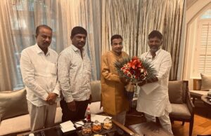 ಕನಕಪುರ ನಗರ ಸಮಗ್ರ ಅಭಿವೃದ್ಧಿಗೆ ಕ್ರಮ ಕೈಗೊಳ್ಳುವಂತೆ ನಿತಿನ್ ಗಡ್ಕರಿಗೆ ಡಿಕೆಶಿ ಮನವಿ