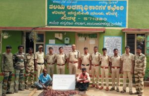 ಜಿಂಕೆ ಬೇಟೆಯಾಡಿದ್ದ ಇಬ್ಬರು ಆರೋಪಿಗಳ ಬಂಧನ