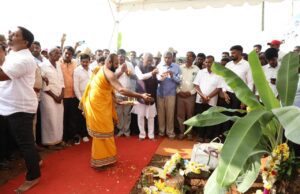 ಪಿರಿಯಾಪಟ್ಟಣದಲ್ಲಿ ನೂತನ ಪಶು ಆಹಾರ ಘಟಕ ಸ್ಥಾಪನೆಗೆ ಸಚಿವ ಎಸ್.ಟಿ.ಸೋಮಶೇಖರ್ ಅವರಿಂದ ಭೂಮಿ ಪೂಜೆ
