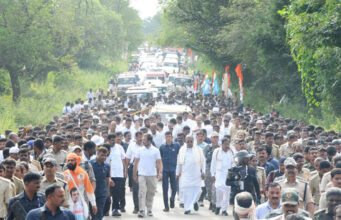 ಚಿತ್ರದುರ್ಗ ಪ್ರವೇಶಿಸಿದ ಭಾರತ್ ಜೋಡೋ ಯಾತ್ರೆ