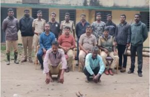 ನಾಗರಹೊಳೆ ಹುಲಿ ಸಂರಕ್ಷಿತ ಪ್ರದೇಶದಲ್ಲಿ ಕಾಡುಕೋಣ ಬೇಟೆಯಾಡಿದ್ದ ಇಬ್ಬರ ಬಂಧನ- ಏಳು ಜನ ಪರಾರಿ