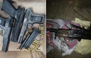 ಶಸ್ತ್ರಾಸ್ತ್ರ ಕಳ್ಳಸಾಗಾಣೆ: ಮೂವರ ಬಂಧನ, ಎಕೆ -47 ರೈಫಲ್, ಮೂರು ಪಿಸ್ತೂಲ್ ವಶ