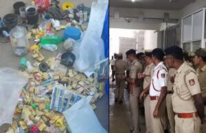 ಶಿವಮೊಗ್ಗ: ಜೈಲಿನಲ್ಲಿ ಸಜಾ ಕೈದಿಗಳ ಜೊತೆ ಬೀಡಿ, ಸಿಗರೇಟ್, ಹುಕ್ಕಾ