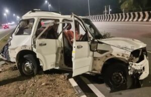 ರಸ್ತೆ ವಿಭಜಕಕ್ಕೆ ಕಾರು ಡಿಕ್ಕಿ: ಇಬ್ಬರು ಮಹಿಳೆಯರ ಸಾವು