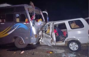 ಮಧ್ಯಪ್ರದೇಶದಲ್ಲಿ ಬಸ್- ಕಾರಿನ ನಡುವೆ ಡಿಕ್ಕಿ: 11 ಮಂದಿ ದುರ್ಮರಣ