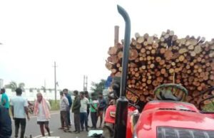 ಟ್ರ್ಯಾಕ್ಟರ್-ಬೈಕ್ ನಡುವೆ ಅಪಘಾತ: ಬೈಕ್ ಸವಾರ ಸಾವು