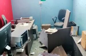 ಹಾಸನ: ಕೊರಿಯರ್ ಶಾಪ್’ನಲ್ಲಿ ಮಿಕ್ಸಿ ಬ್ಲಾಸ್ಟ್- ಮಾಲೀಕನಿಗೆ ಗಂಭೀರ ಗಾಯ