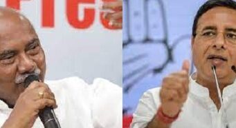 ಕುತೂಹಲಕ್ಕೆ ಕಾರಣವಾದ ಹೆಚ್.ವಿಶ್ವನಾಥ್ – ಸುರ್ಜೇವಾಲಾ ಭೇಟಿ