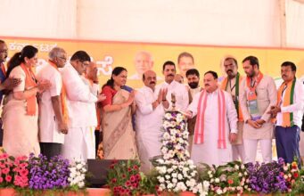 ಕಾಂಗ್ರೆಸ್ ಜಾತಿ, ಧರ್ಮಗಳನ್ನು ಒಡೆಯುವ ಕೆಲಸ ಮಾಡುತ್ತದೆ: ಜೆ.ಪಿ. ನಡ್ಡಾ