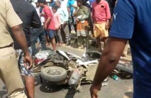 ಕೆಎಸ್ ಆರ್ ಟಿಸಿ ಬಸ್ ಡಿಕ್ಕಿ: ಸ್ಥಳದಲ್ಲೇ ದ್ವಿಚಕ್ರ ವಾಹನ ಸವಾರರ ಸಾವು