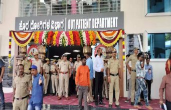 ರಾಮನಗರ ನೂತನ ಜಿಲ್ಲಾ ಆಸ್ಪತ್ರೆ ಉದ್ಘಾಟನೆ: ಜೆಡಿಎಸ್, ಬಿಜೆಪಿ ಕಾರ್ಯಕರ್ತರ ನಡುವೆ ಗಲಾಟೆ