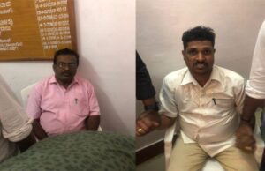 ಚಿಕ್ಕಮಗಳೂರು: ಲಂಚ ಪಡೆಯುವಾಗ ಲೋಕಾಯುಕ್ತ ಬಲೆಗೆ ಬಿದ್ದ ಪುರಸಭೆ ಅಧಿಕಾರಿಗಳು