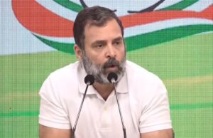 ಸ್ವಾತಂತ್ರ್ಯೋತ್ಸವ ಆಚರಣೆಯಲ್ಲಿ ಭಾಗಿಯಾದ ಲೋಕಸಭಾ ವಿರೋಧ ಪಕ್ಷದ ನಾಯಕ ರಾಹುಲ್ ಗಾಂಧಿ