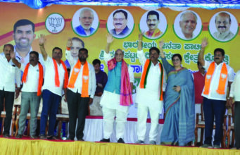 ಮೋದಿ ಜನಪ್ರಿಯತೆ ಕಂಡು ಕಾಂಗ್ರೆಸ್ನವರು ಹತಾಶೆ:ರಾಜನಾಥ್ ಸಿಂಗ್