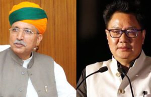 ಕೇಂದ್ರ ಸಂಪುಟಕ್ಕೆ ಸರ್ಜರಿ: ಕಾನೂನು ಸಚಿವರಾಗಿ ಅರ್ಜುನ್ ರಾಮ್ ಮೇಘ್ವಾಲ್ ನೇಮಕ