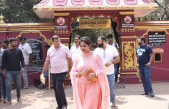 ಕೊರಗಜ್ಜ ದೈವದ ಆದಿಸ್ಥಳಕ್ಕೆ ಭೇಟಿ ನೀಡಿದ ಡಿಂಪಲ್ ಕ್ವೀನ್ ರಚಿತಾ ರಾಮ್