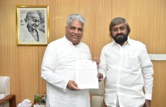 ಹುಲಿ ಅಭಯಾರಣ್ಯ ಬಾಕಿ ಹಣ ಬಿಡುಗಡೆಗೆ ಕೇಂದ್ರ ಅರಣ್ಯ ಸಚಿವರಿಗೆ ಈಶ್ವರ ಬಿ ಖಂಡ್ರೆ ಮನವಿ