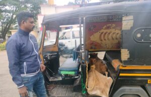 ಆಟೋದಲ್ಲಿ ಎರಡು ಕರು ಸಾಗಣೆ: ಓರ್ವನ ಬಂಧನ