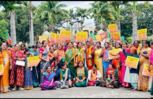 ಶೌಚಾಲಯದಲ್ಲಿ ವಿಡಿಯೋ ಚಿತ್ರೀಕರಣ ಪ್ರಕರಣ ಖಂಡಿಸಿ ಮೈಸೂರಿನಲ್ಲೂ ಬಿಜೆಪಿ ಮಹಿಳಾ ಮೋರ್ಚಾ ಪ್ರತಿಭಟನೆ