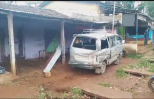 ಸರಣಿ ಅಪಘಾತ: ರಸ್ತೆ ಬಿಟ್ಟು ಅಂಗಡಿಗಳಿಗೆ ನುಗ್ಗಿದ ವಾಹನಗಳು