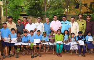 ಹವಮಾನ ವೈಪರಿತ್ಯ ಎದುರಿಸಲು ಗಿಡ ಮರ ಬೆಳೆಸಿ! ಶಾಲಾ ಮಕ್ಕಳಿಗೆ ಗಿಡ ಹಾಗೂ ಶಾಲಾ ಸಮವಸ್ತ್ರ ವಿತರಣೆ