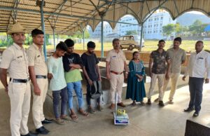 ಮಲೆ ಮಹದೇಶ್ವರ ಬೆಟ್ಟದ ಮುಡಿಶೆಡ್ ಬಳಿ ಗಾಂಜಾ ಮಾರಾಟ ಮಾಡಲು ಯತ್ನಿಸುತ್ತಿದ್ದ ಮೂವರ ಬಂಧನ