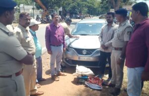 ಅಕ್ರಮ ಗಾಂಜಾ ಸಾಗಣೆ ಮಾಡುತ್ತಿದ್ದ ವ್ಯಕ್ತಿಯ ಬಂಧನ: 1.5 ಕೆಜಿ ಗಾಂಜಾ ಸೊಪ್ಪು, ಕಾರು ಜಪ್ತಿ