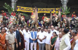 ದಸರಾ-2023: ಅರಮನೆಗೆ ಆಗಮಿಸಿದ ಗಜಪಡೆ
