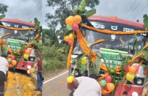 ಶತಮಾನಗಳ ಬಳಿಕ ಊರಿಗೆ ಬಂದ ಕೆಎಸ್ಆರ್ಟಿಸಿ ಬಸ್