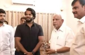 ಬಿಜೆಪಿ – ಜೆಡಿಎಸ್ ಮೈತ್ರಿ ಬೆನ್ನಲ್ಲೇ ಯಡಿಯೂರಪ್ಪ ಅವರನ್ನು ಭೇಟಿ ಮಾಡಿ ಆಶೀರ್ವಾದ ಪಡೆದ ನಿಖಿಲ್ ಕುಮಾರಸ್ವಾಮಿ