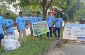 ಶ್ರೀರಾಂಪುರ ರಿಂಗ್ ರಸ್ತೆಯಲ್ಲಿ ಸ್ವಚ್ಛತೆ, ಪ್ಲಾಸ್ಟಿಕ್ ವಸ್ತುಗಳ ನಿಷೇಧ ಜಾಗೃತಿ ಮೂಡಿಸುವ ಅಭಿಯಾನ