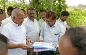 ಸಚಿವರ ಸಮ್ಮುಖದಲ್ಲೇ ಕೆ.ಸಿ ವ್ಯಾಲಿ ನೀರಿನ ಗುಣಮಟ್ಟ ಪರಿಶೀಲನೆ – ಗುಣಮಟ್ಟದ ಬಗ್ಗೆ ಗ್ರಾಮಸ್ಥರ ಸಂತಸ