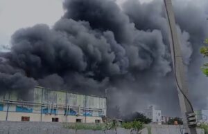 ತುಮಕೂರು: ಮೆಡಿಸಿನ್ ಕೆಮಿಕಲ್ ಕಾರ್ಖಾನೆಯಲ್ಲಿ ಅಗ್ನಿ ಅವಘಡ