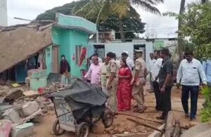 ಅಕಸ್ಮಿಕ ಸ್ಫೋಟ: ಮನೆ ಗೋಡೆ ಕುಸಿದು 6 ಮಂದಿಗೆ ಗಂಭೀರ ಗಾಯ