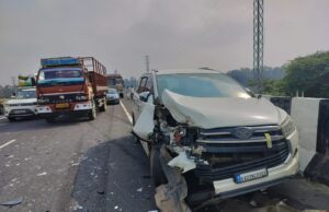 ಬೆಂ-ಮೈ ದಶಪಥ ಹೆದ್ದಾರಿಯಲ್ಲಿ ಸರಣಿ ಅಪಘಾತ