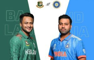 ವಿಶ್ವಕಪ್: ಇಂದು ಭಾರತ ಮತ್ತು ಬಾಂಗ್ಲಾದೇಶ ನಡುವೆ ಪಂದ್ಯ