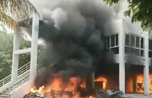 ತೀವ್ರಗೊಂಡ ಮರಾಠ ಮೀಸಲಾತಿ ಹೋರಾಟ: ಮಹಾರಾಷ್ಟ್ರ ಶಾಸಕ ಪ್ರಕಾಶ್ ಸೋಲಂಕಿ ಮನೆಗೆ ಬೆಂಕಿ