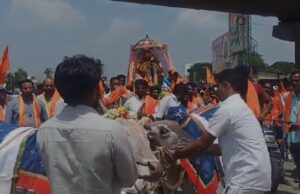 ವಿಶ್ವ ಹಿಂದೂ ಪರಿಷತ್’ನ ಶೌರ್ಯ ರಥಯಾತ್ರೆಗೆ ಅದ್ದೂರಿ ಸ್ವಾಗತ