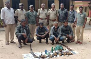 ಮಾಂಸಕ್ಕಾಗಿ 8 ಬಾವಲಿಗಳನ್ನು ಕೊಂದಿದ್ದ ನಾಲ್ವರ ಬಂಧನ