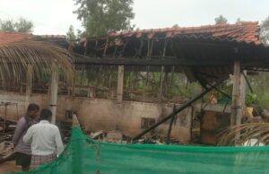 ಮಂಡ್ಯ: ಕಿಡಿಕೇಡಿಗಳಿಂದ ರೇಷ್ಮೆ ಹುಳು ಸಾಕಾಣಿಕೆ ಮನೆಗೆ ಬೆಂಕಿ- ರೈತನಿಗೆ 7 ಲಕ್ಷ ನಷ್ಟ