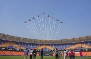 ಐಸಿಸಿ ಏಕದಿನ ವಿಶ್ವಕಪ್ ಫೈನಲ್: ಭಾರತೀಯ ವಾಯುಪಡೆಯು ವಿಶೇಷ ವೈಮಾನಿಕ ಪ್ರದರ್ಶನ