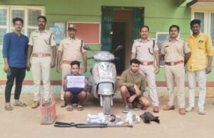 ನಂಜನಗೂಡು: ಪಕ್ಷಿಗಳನ್ನು ಬೇಟೆಯಾಡುತ್ತಿದ್ದ ಇಬ್ಬರ ಬಂಧನ